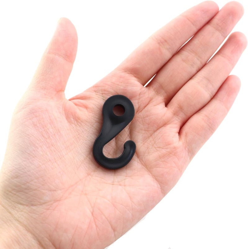 CXMTECH 30PCS 40x21mm Plastic Camping Tent/Canopy Windproof Hooks Elastic Cord End Buckle for Skylight Fabric DIY Accessories Luggage Part - Image 4